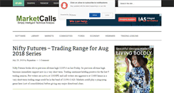 Desktop Screenshot of marketcalls.in