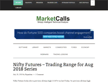 Tablet Screenshot of marketcalls.in